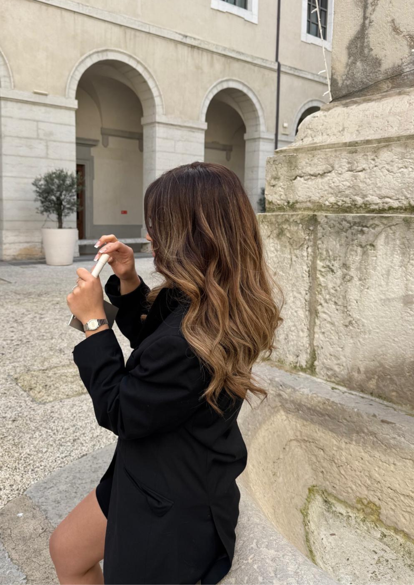 Lace top - Mocha Brunette Money Piece