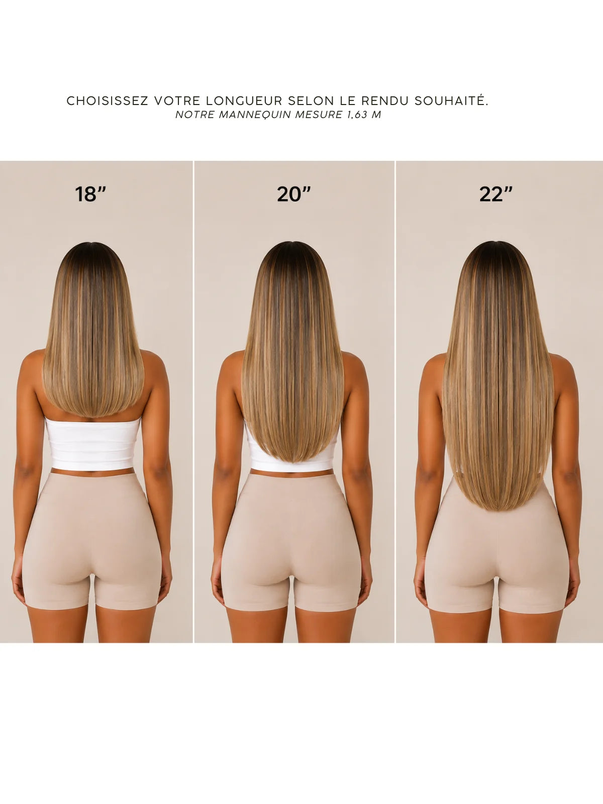 Perruque — Honey Bronde Balayage